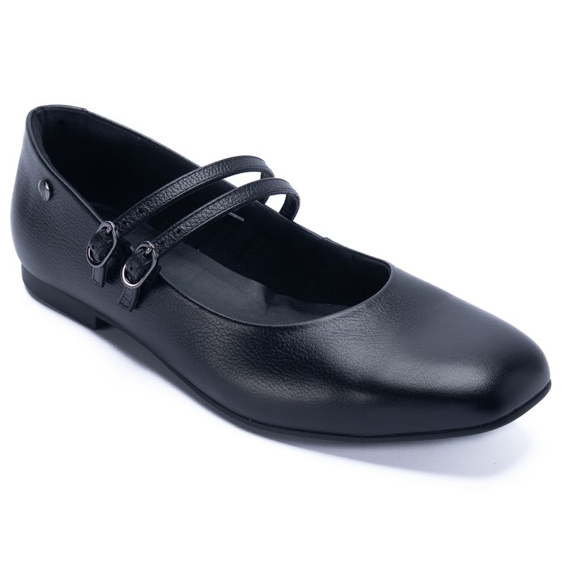 Ballerina-Para-Mujer-Cuero-Rafaela-I-Negro-Hush-Puppies