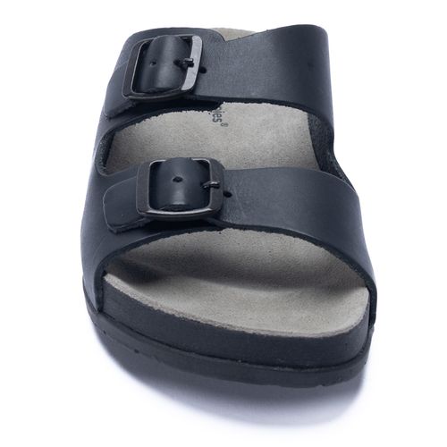 Sandalia Para Hombre Cuero Charles Negro Hush Puppies