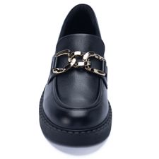 Mocasín Para Mujer Cuero Alina Ii Negro Hush Puppies
