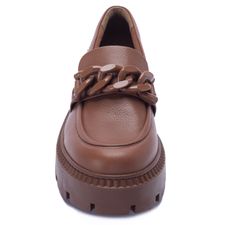 Mocasín Para Mujer Cuero Ariana Beige Hush Puppies