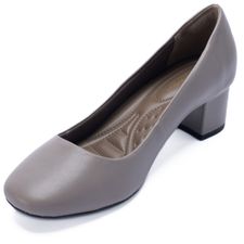 Zapato Para Mujer Cuero Manson Gris Hush Puppies