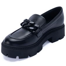 Mocasín Para Mujer Cuero Ariana Negro Hush Puppies