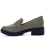 Mocasin-Para-Mujer-Cuero-Alma-Verde-Oliva-Hush-Puppies