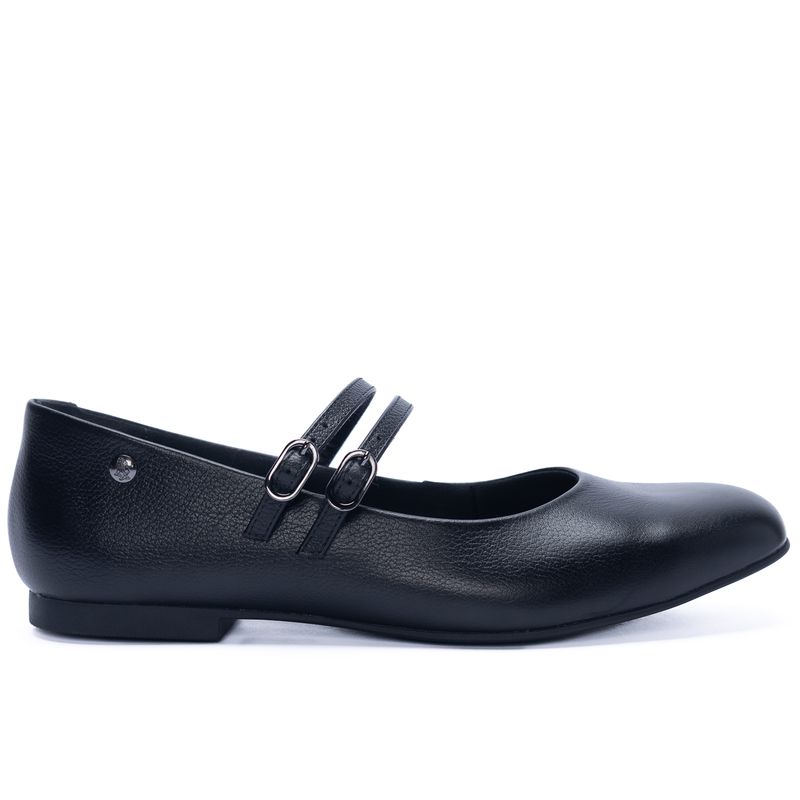 Ballerina-Para-Mujer-Cuero-Rafaela-I-Negro-Hush-Puppies