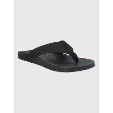 Sandalia Para Hombre Sintético Portel  Negro Hush Puppies