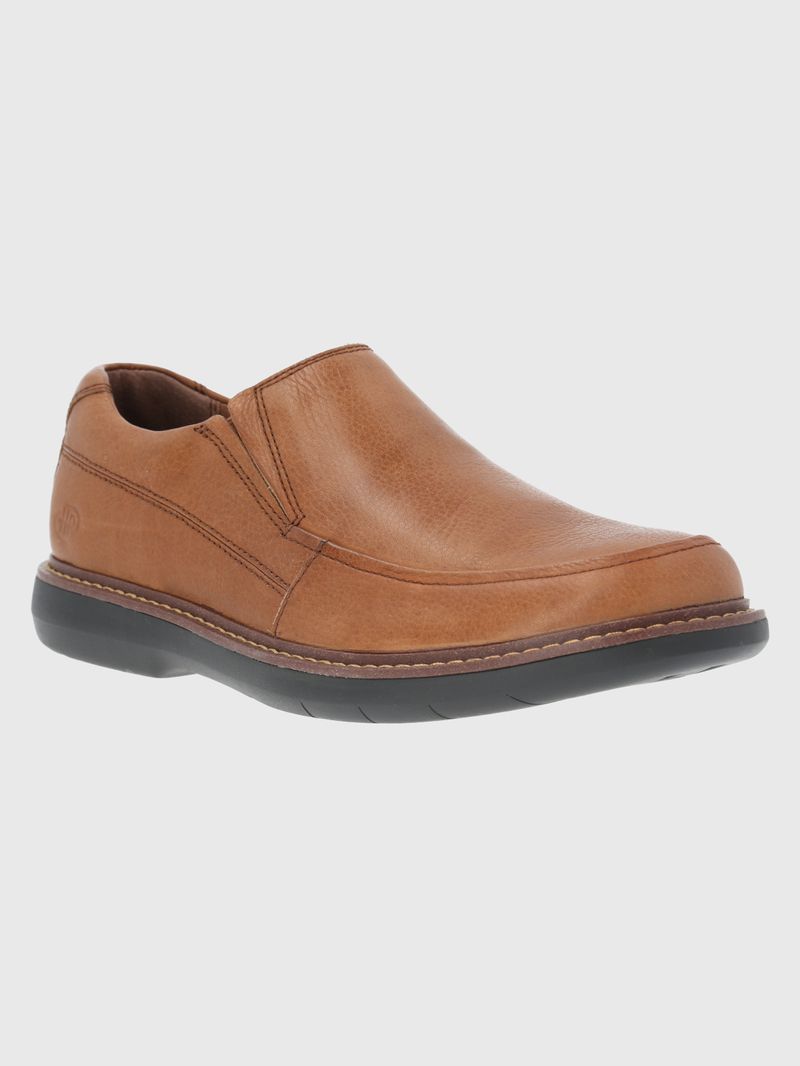 Zapato Para Hombre Cuero Oregon Cafe Hush Puppies