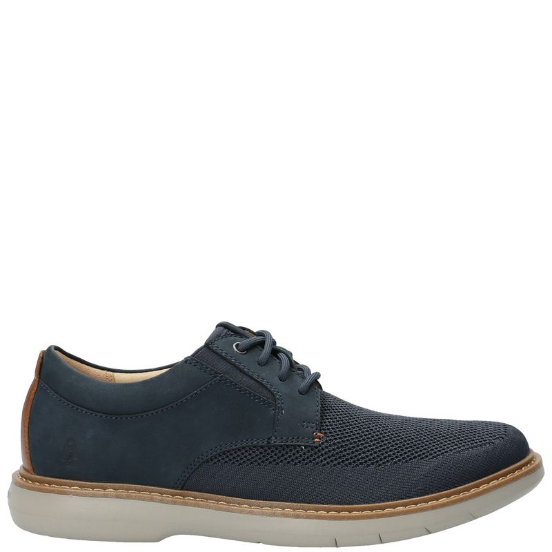 Zapato-Para-Hombre-Cuero--Textil-Bangu-Azul-Hush-Puppies