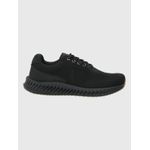 Zapatilla-Para-Hombre-Cuero-Poliester-Spinal-Knit-Lace-Negro-Hush-Puppies