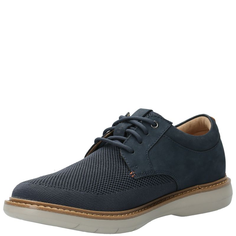 Zapato-Para-Hombre-Cuero--Textil-Bangu-Azul-Hush-Puppies