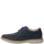 Zapato-Para-Hombre-Cuero--Textil-Bangu-Azul-Hush-Puppies