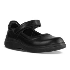 Zapato Escolar Aleflor Negro Para Niña Hush Puppies