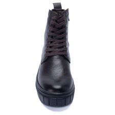 Botín Para Mujer Cuero Dreams Café Hush Puppies