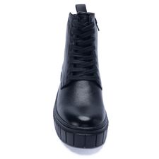Botín Para Mujer Cuero Dreams Negro Hush Puppies