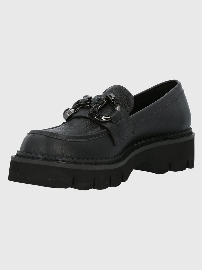 Mocasin-Para-Mujer-Cuero-Salone-Negro-Hush-Puppies