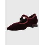 Zapato-Para-Mujer-Velvet-Hally-Burgundy-Hush-Puppies