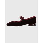 Zapato-Para-Mujer-Velvet-Hally-Burgundy-Hush-Puppies