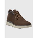 Botin-Para-Hombre-Cuero-William-Marron-Oscuro-Hush-Puppies