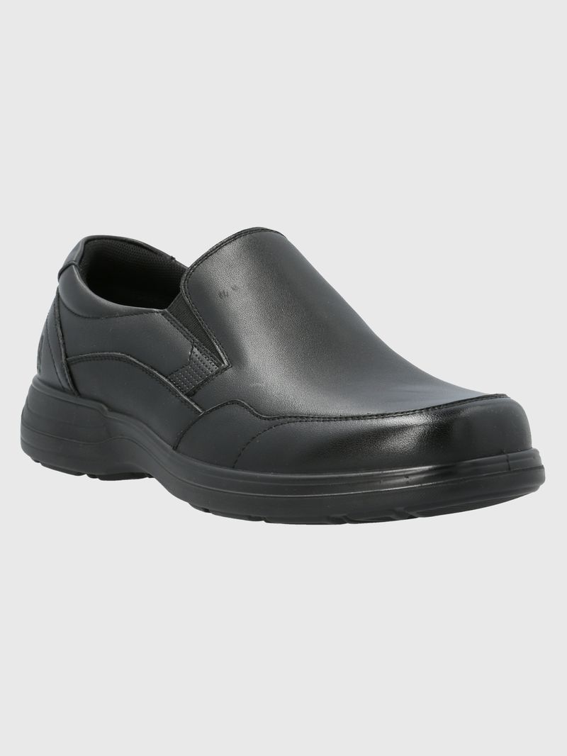 Slip-On-Para-Hombre-Cuero-ALM-Negro-Hush-Puppies