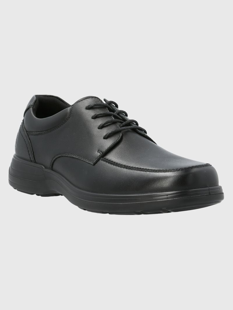 Zapato-Para-Hombre-Cuero-Adrian-Negro-Hush-Puppies