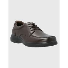 Zapato Para Hombre Cuero Adrian Cognac Hush Puppies