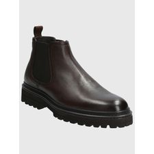 Botín Para Hombre Cuero Fort Marrón Oscuro Hush Puppies