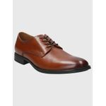 Zapato-Para-Hombre-Cuero-Rollo-Marron-Hush-Puppies