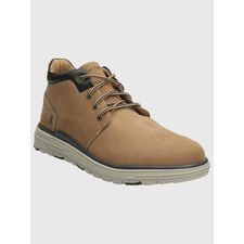 Botín Para Hombre Cuero William Gris Hush Puppies