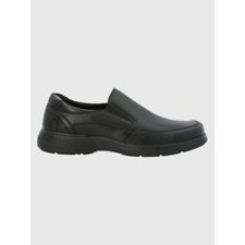 Slip On Para Hombre Cuero ALM Negro Hush Puppies