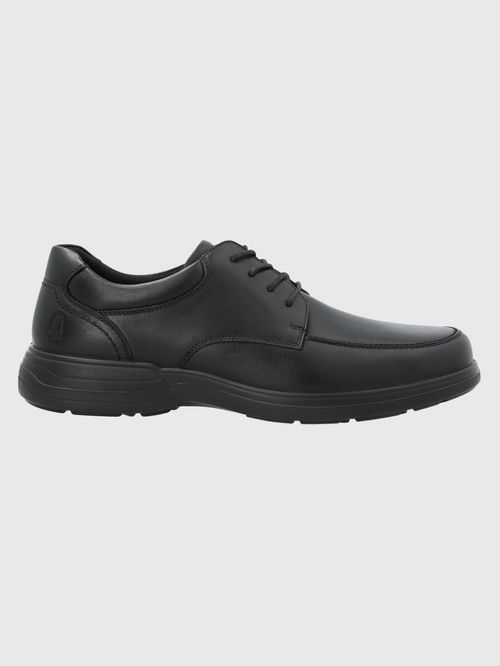 Zapato Para Hombre Cuero Adrian Negro Hush Puppies