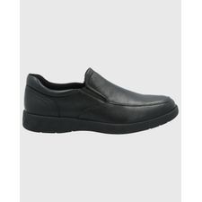 Slip On Para Hombre Cuero Spinal Urban Negro Hush Puppies