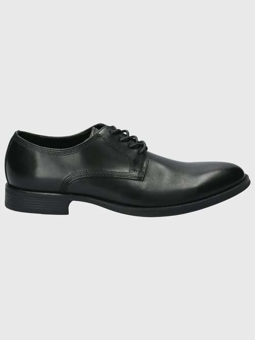 Zapato Para Hombre Cuero Rollo Negro Hush Puppies