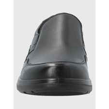 Slip On Para Hombre Cuero ALM Negro Hush Puppies