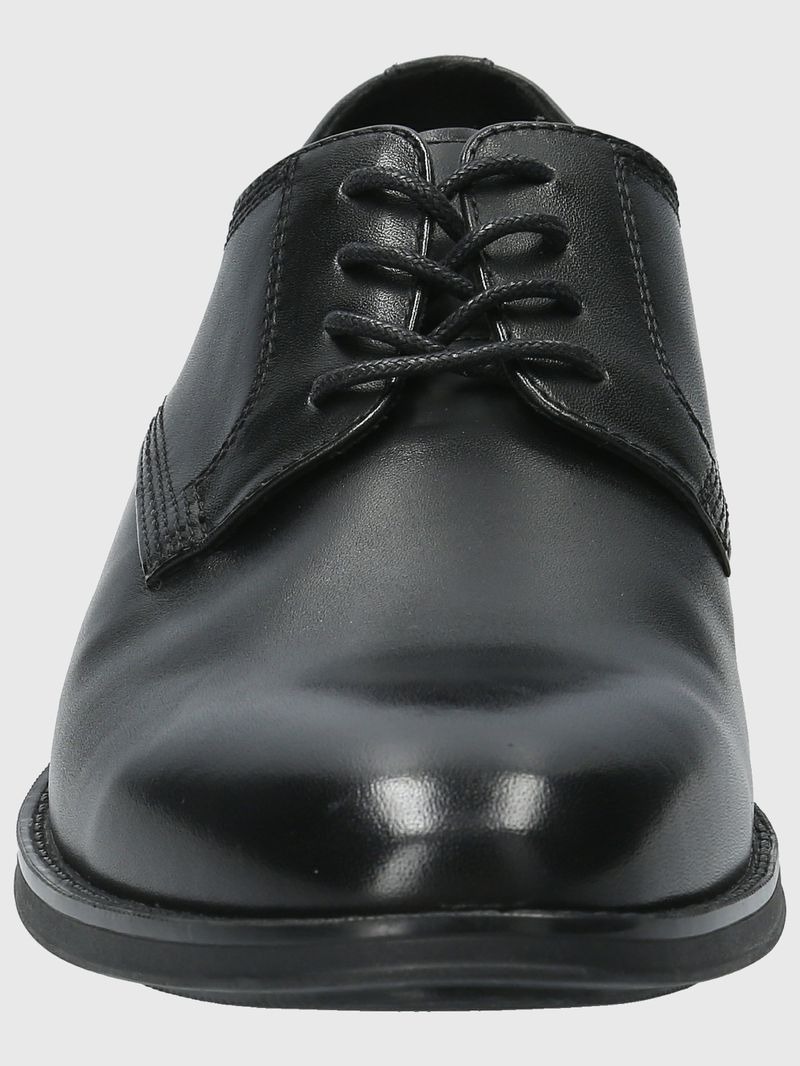 Zapato-Para-Hombre-Cuero-Rollo-Negro-Hush-Puppies