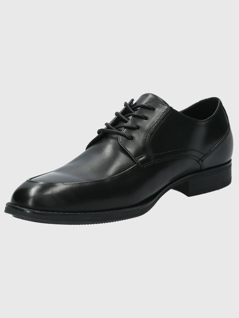 Zapato-Para-Hombre-Cuero-Rocko-Negro-Hush-Puppies