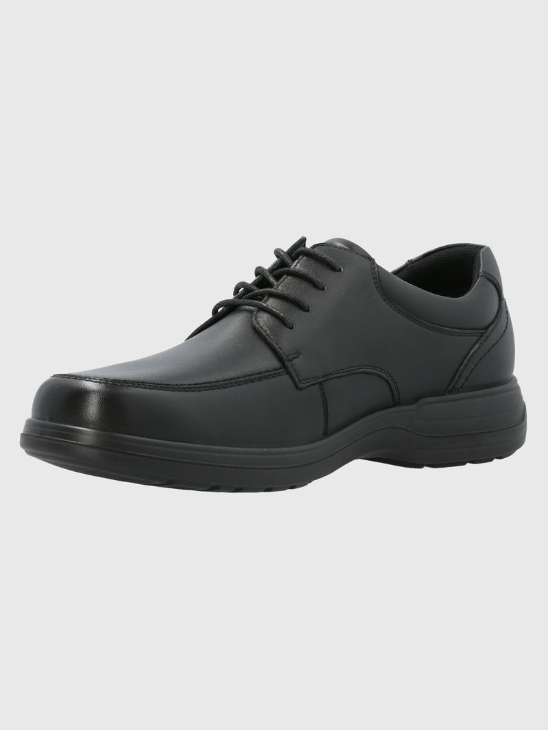 Zapato-Para-Hombre-Cuero-Adrian-Negro-Hush-Puppies