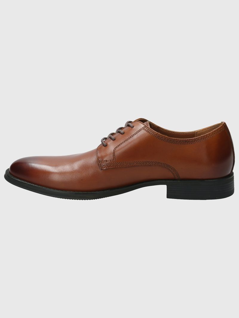 Zapato-Para-Hombre-Cuero-Rollo-Marron-Hush-Puppies