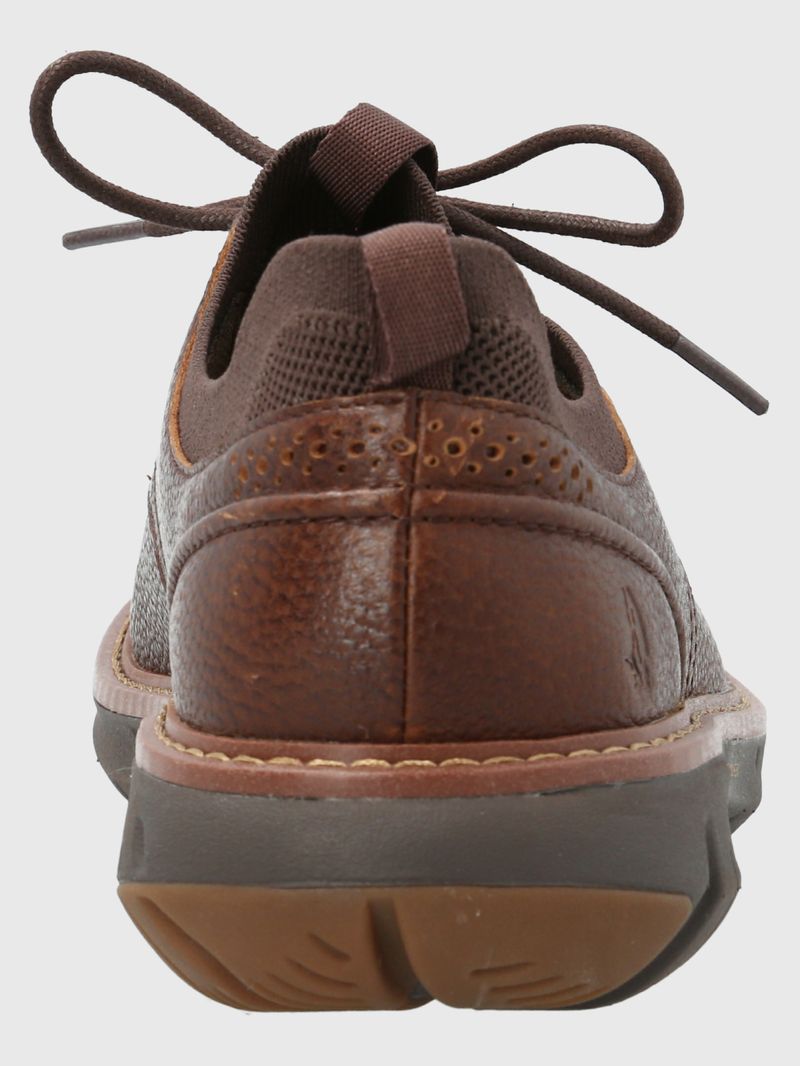Zapatilla-Para-Hombre-Cuero-Smart-Laceup-Marron-Oscuro-Hush-Puppies