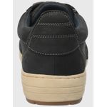 Zapatilla-Para-Hombre-Cuero-Draper-Gris-Oscuro-Hush-Puppies