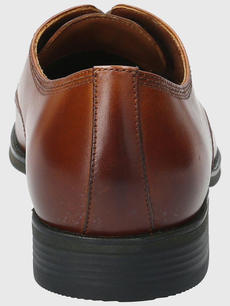 Zapato-Para-Hombre-Cuero-Rollo-Marron-Hush-Puppies