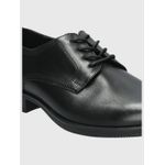 Zapato-Para-Hombre-Cuero-Rollo-Negro-Hush-Puppies