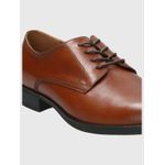 Zapato-Para-Hombre-Cuero-Rollo-Marron-Hush-Puppies