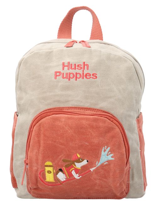 Mochila Escolar Para Niño Algodón Bombero Beige Hush Puppies