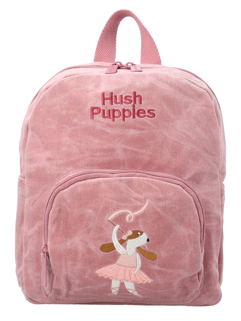 Mochila-Escolar-Para-Niña-Algodon-Ballet-Rosado-Hush-Puppies