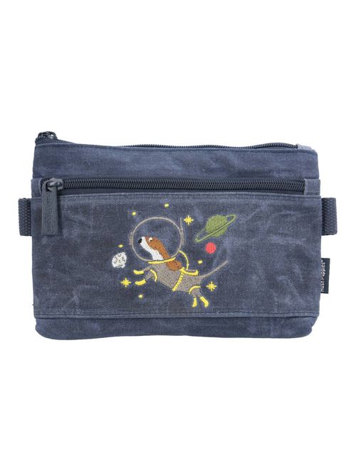 Cartuchera Escolar Para Niño Algodón Astronauta Azul Hush Puppies