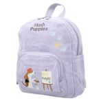 Mochila-Escolar-Para-Niña-Algodon-Pintor-Lila-Hush-Puppies