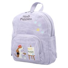 Mochila Escolar Para Niña Algodón Pintor Lila Hush Puppies