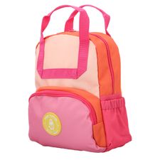 Mochila Escolar Para Niña Algodón Color Block Multicolor Hush Puppies