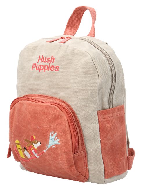 Mochila Escolar Para Niño Algodón Bombero Beige Hush Puppies