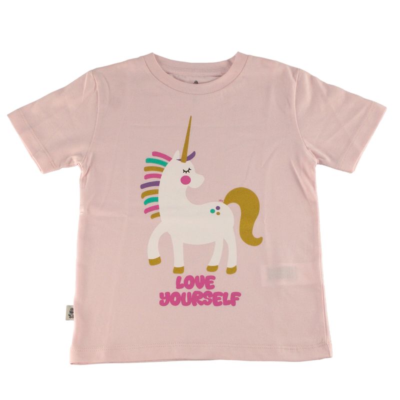 Polo-Manga-Corta-Para-Niña-Algodon-Polo-St-Mc-Unicornio-Rosado-Hush-Puppies-Kids