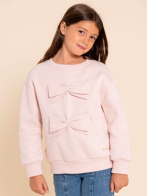 Polera Para Niña Algodón Reciclado Cinta Rosado Hush Puppies Kids
